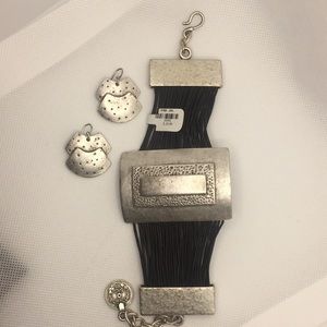 Zamac Bijuland Bracelet/Earrings Set